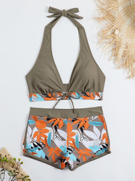 Damen Sportliches Bikini-Set mit verdecktem Bauch R&B