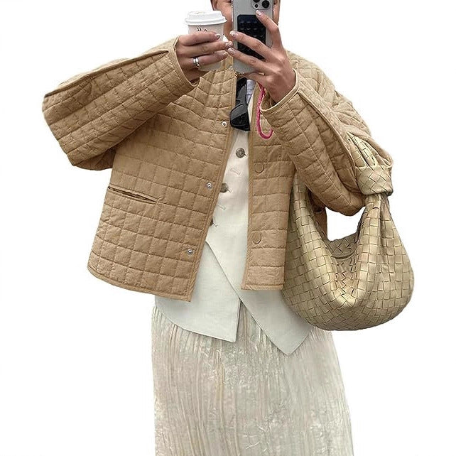 Damen gesteppte modische Leichtjacke R&B