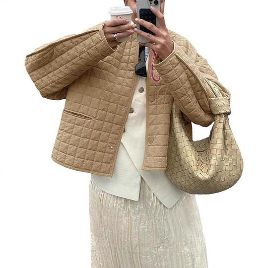Damen gesteppte modische Leichtjacke R&B