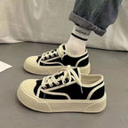 Damen Sportliche Canvas Sneakers im Retro-Stil R&B