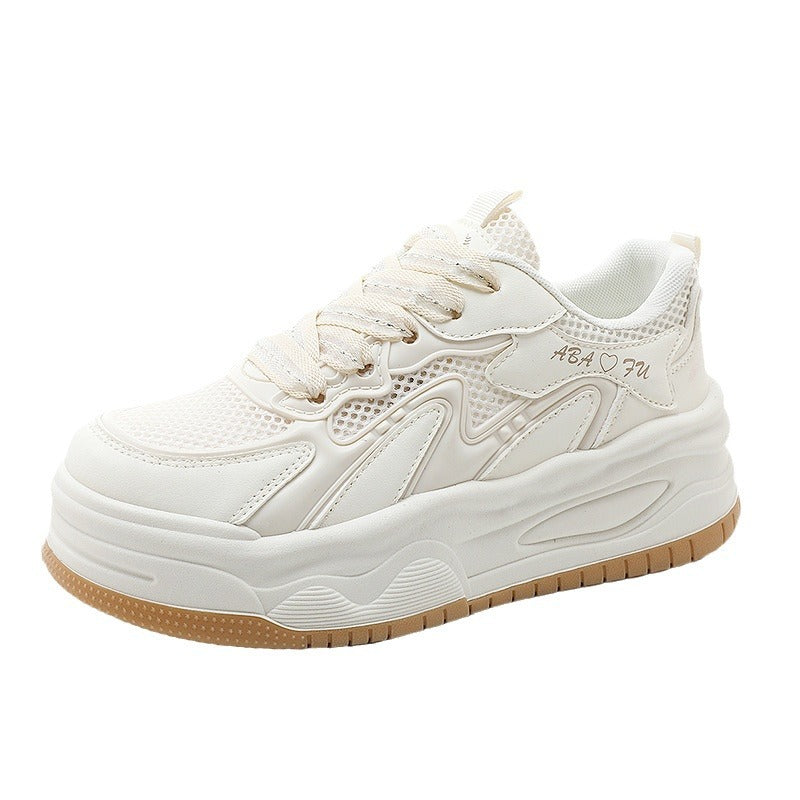 Damen Sportliche Sneakers mit atmungsaktiver Mesh-Oberfläche und dämpfendem Sohlenprofil R&B