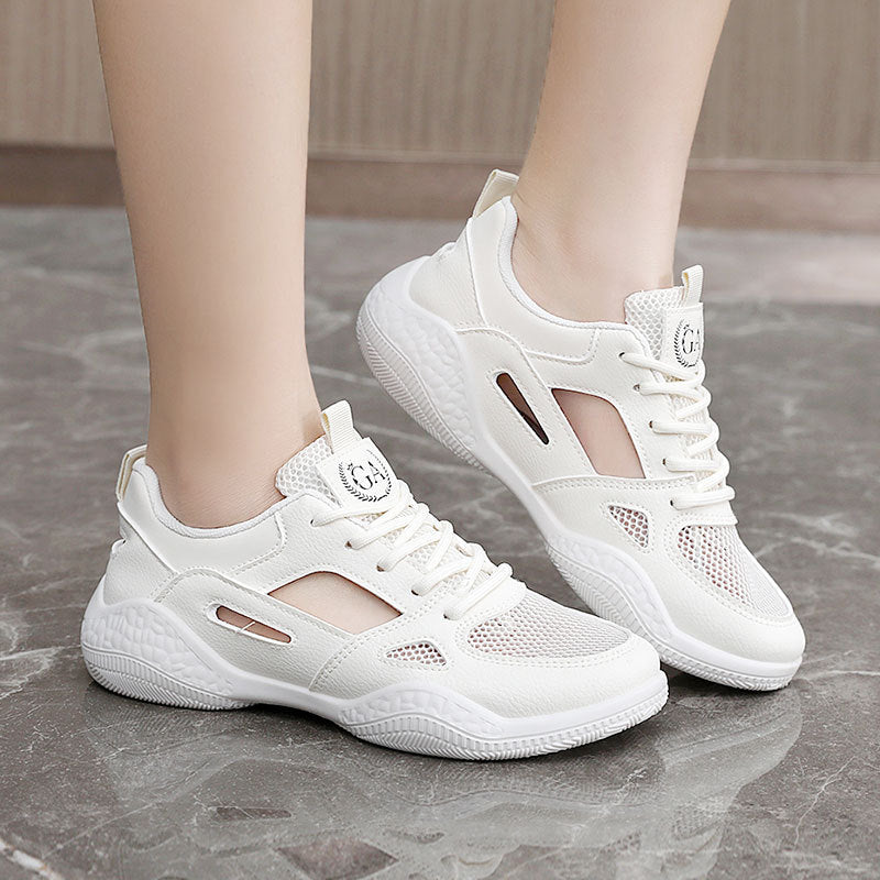 Damen Sportliche Sneaker mit atmungsaktiver Mesh-Oberfläche und rutschfester Sohle R&B