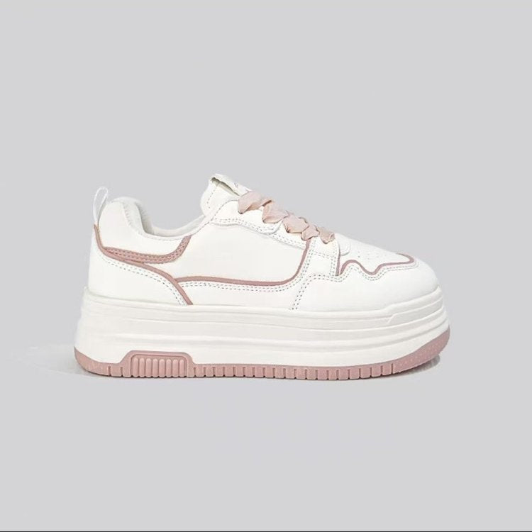 Damen Trendige Plattform-Sneaker mit eleganter Kontur und rutschfester Sohle R&B