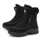 Damen winterliche Outdoor-Stiefel mit wärmeisolierendem Futter und rutschfester Sohle R&B