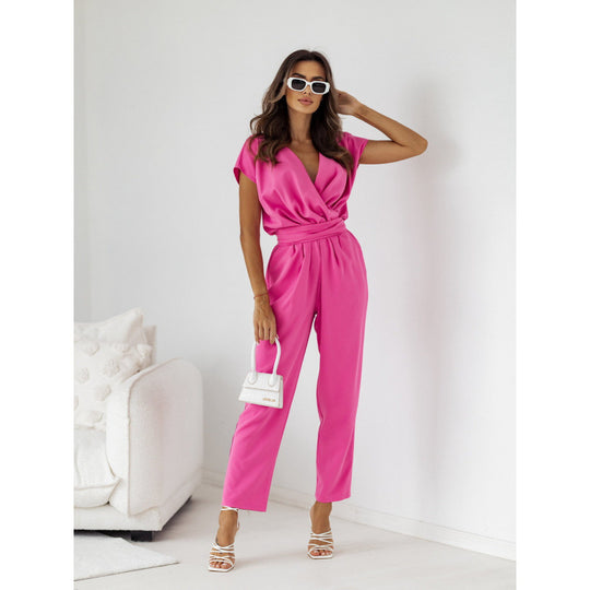Damen Eleganter Wickel-Overall R&B
