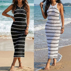 Damen Etuikleid mit Wellenmuster R&B