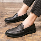 Damen Mokassins mit eleganter Lederoberfläche und rutschfester Sohle R&B