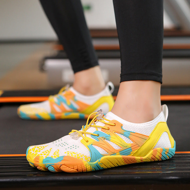 Damen Flexible Wassersport-Schuhe mit atmungsaktiver Mesh-Oberfläche und rutschfester Sohle R&B