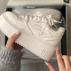 Damen Plateau-Sneaker mit modischem Design und stabiler Sohle R&B