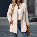 Damen klassischer und eleganter Mantel R&B