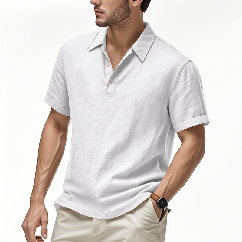 Herren Poloshirt aus atmungsaktiver Baumwolle R&B