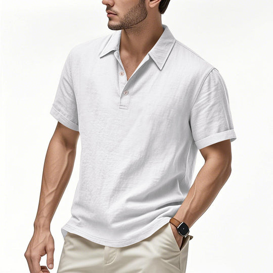 Herren Poloshirt aus atmungsaktiver Baumwolle R&B