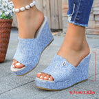 Damen Wedge-Pantolette mit modischem Schnitt und komfortabler Fußbettung R&B