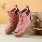 Damen modische High-Top Sneakers mit atmungsaktiver Mesh-Oberfläche und robuster Laufsohle R&B