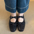 Damen elegante Ballerinas mit modischem Riemchen und komfortabler Passform R&B