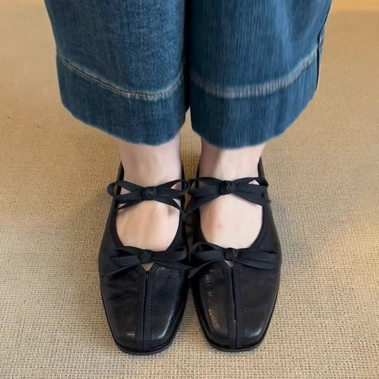 Damen elegante Ballerinas mit modischem Riemchen und komfortabler Passform R&B