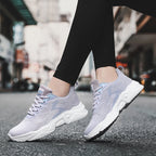Damen Sportliche Sneaker mit atmungsaktivem Obermaterial und rutschfester Sohle