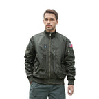 Herren technische Bomberjacke mit funktionalen Taschen R&B