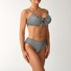 Damen Hochgeschnittener Bikini mit verspieltem Schlüssel-Ausschnitt R&B