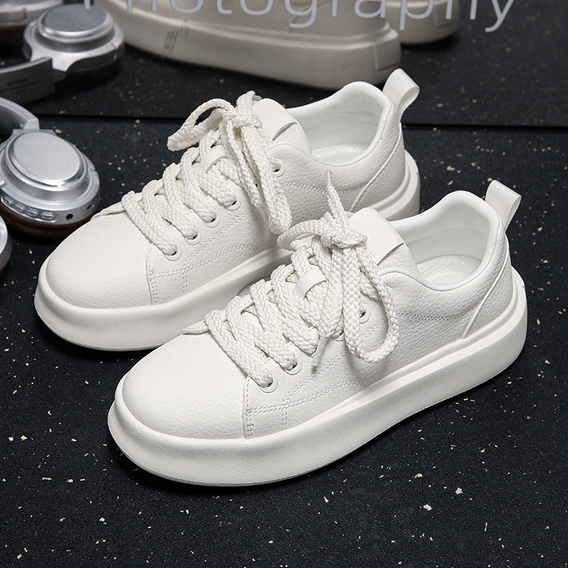 Damen Sportliche Sneakers mit robustem Leder-Design R&B