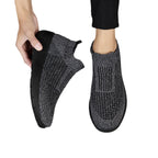Damen Sneakers mit elastischem Strick-Obermaterial und rutschfester Sohle