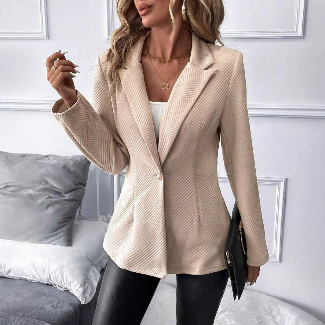 Damen Blazer mit strukturiertem Design und modischen Akzenten R&B