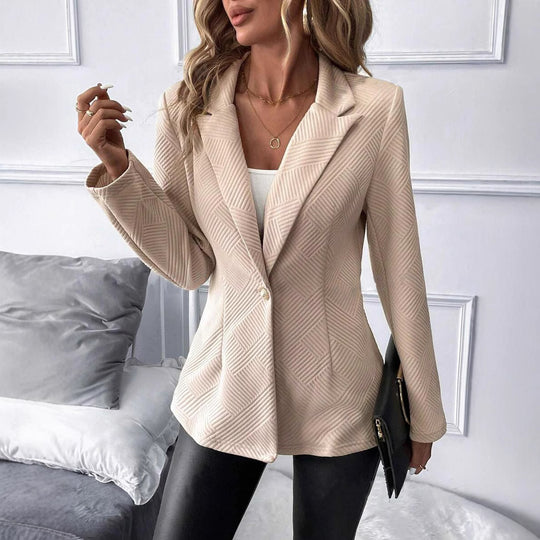 Damen Blazer mit strukturiertem Design und modischen Akzenten R&B