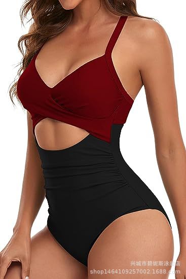 R&B | Hohler rückenfreier Bikini mit engen Trägern