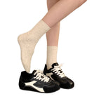 Damen Sneaker mit warmem Kunstfellfutter und rutschfester Sohle R&B