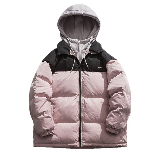 Herren Winterjacke mit abnehmbarer Kapuze und wärmeisolierender Fütterung R&B
