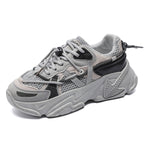 Damen Sportliche Chunky Sneakers mit atmungsaktivem Obermaterial und rutschfester Sohle R&B