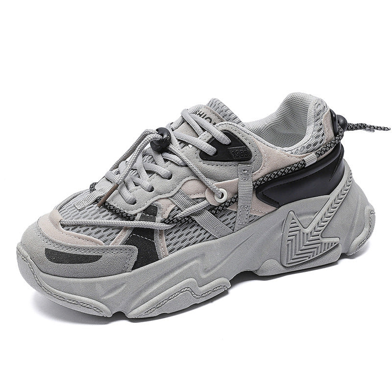 Damen Sportliche Chunky Sneakers mit atmungsaktivem Obermaterial und rutschfester Sohle R&B