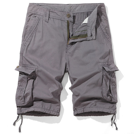Herren Cargo-Shorts mit praktischen Taschen und verstellbarem Kordelzug R&B