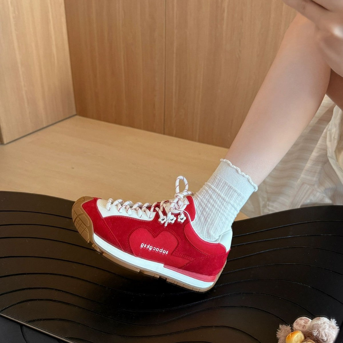 Damen Sneaker mit sportlichem Design und atmungsaktiver Oberfläche R&B