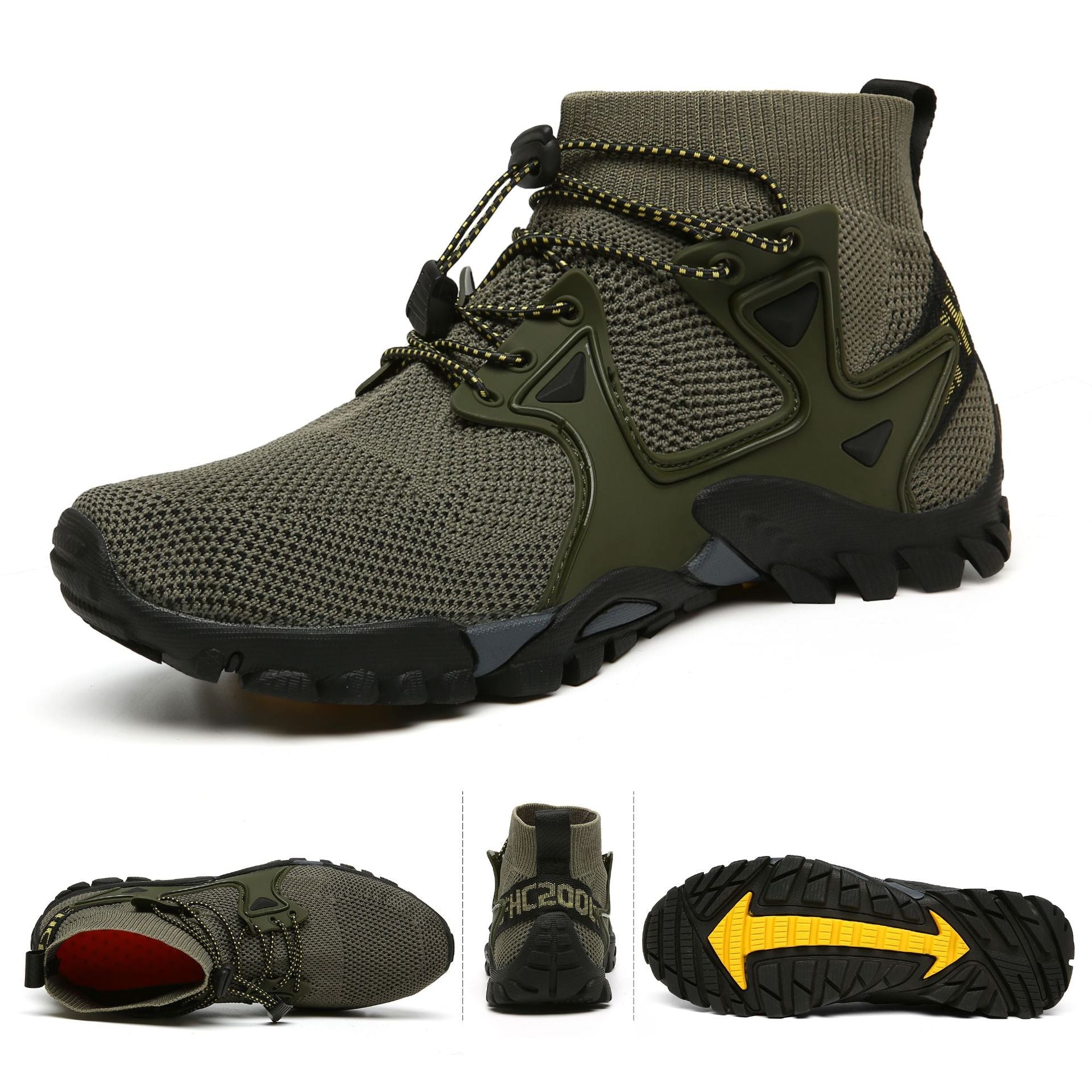 Damen Hochfunktionale Outdoor-Sneaker mit atmungsaktivem Obermaterial und rutschfester Sohle