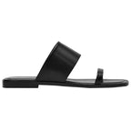 Damen elegante Zehentrenner-Sandalen mit minimalistischem Riemendesign und komfortablem Fußbett R&B