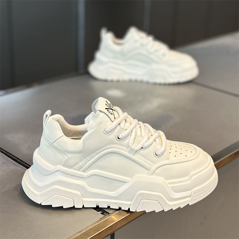 Damen Sportliche Chunky Sneakers mit ausgeprägtem Profil und atmungsaktiver Obermaterialstruktur