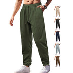 Herren funktionale Freizeithose mit elastischem Bund und praktischen Seitentaschen R&B