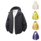 Herren funktionale Outdoor-Jacke mit verstellbarem Kapuzenbereich und zahlreichen Taschen R&B