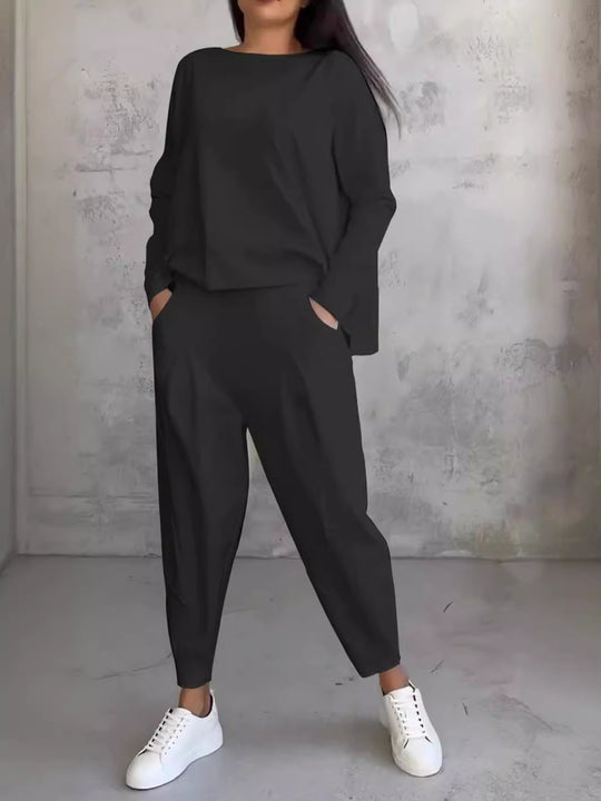 Damen Set aus weichem Jersey mit lässigem Schnitt R&B