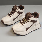 Damen High-Top Sneakers mit kuscheligem Innenfutter und robustem Profil R&B