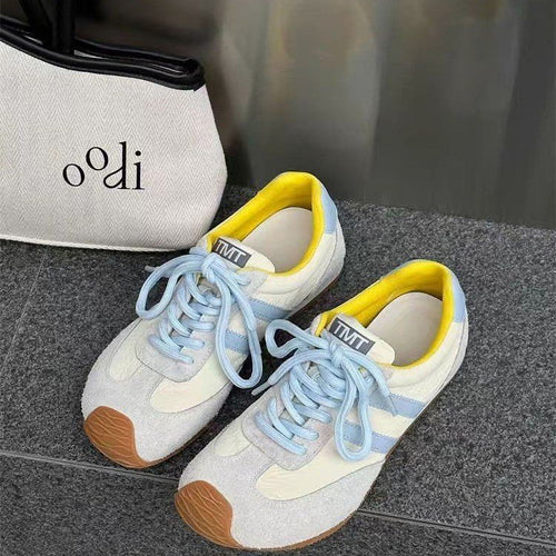 Damen Sneaker mit weichem Wildleder-Obermaterial und rutschfester Sohle R&B