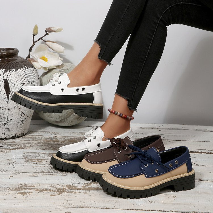 Damen freizeitorientierte Sneakers im lässigen Boots-Stil mit rutschsicherer Sohle R&B