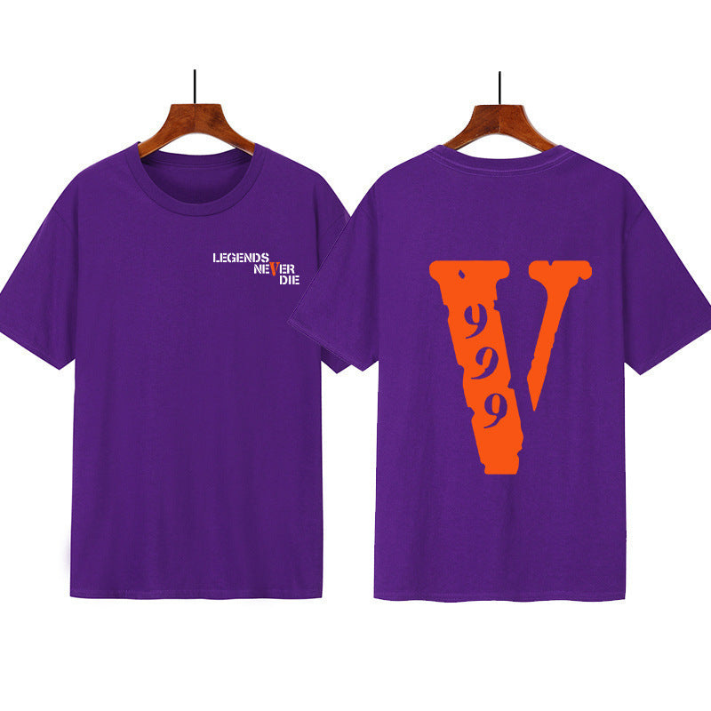 Damen Grafik T-Shirt mit originellem Schriftzug und kreativem Design R&B