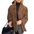 Damen Casual Oversize Jacke R&B