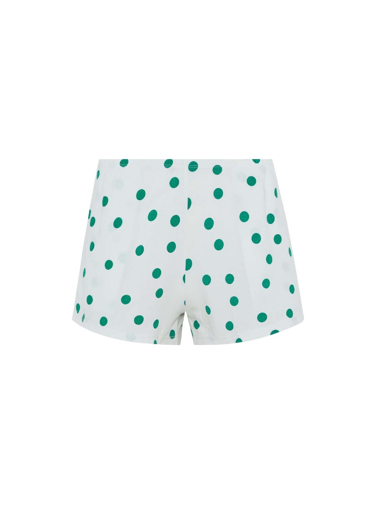 Damen kurze Boxershorts mit liR&Bevoll gestaltetem Punktemuster R&B