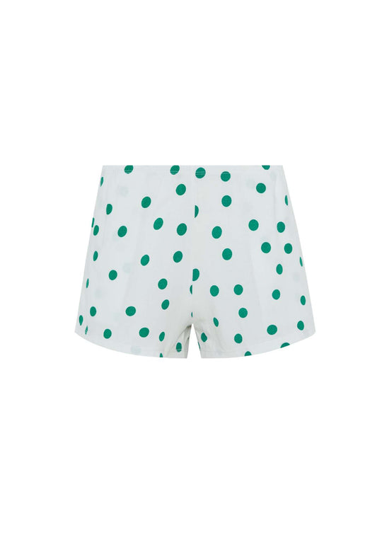 Damen kurze Boxershorts mit liebevoll gestaltetem Punktemuster R&B
