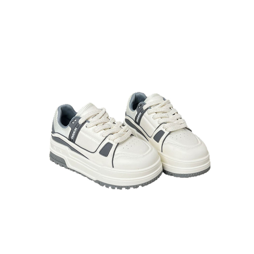 Damen modische Sneakers mit dickem Plateau und atmungsaktiver Obermaterialbeschaffenheit R&B