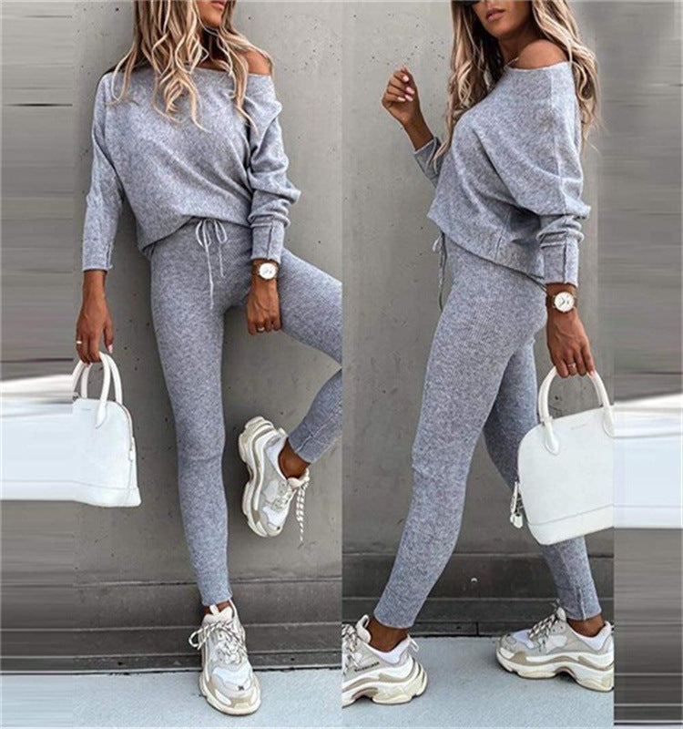 Damen Casual Strickanzug R&B