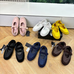 Damen elegante Mary Jane Ballerinas mit verstellbarem Riemchen R&B